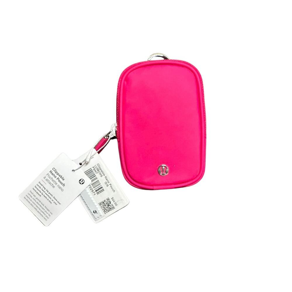 Lululemon Nano Pouch – Passionate Pink 💖 NWT | Tiny Bag, Big Slay